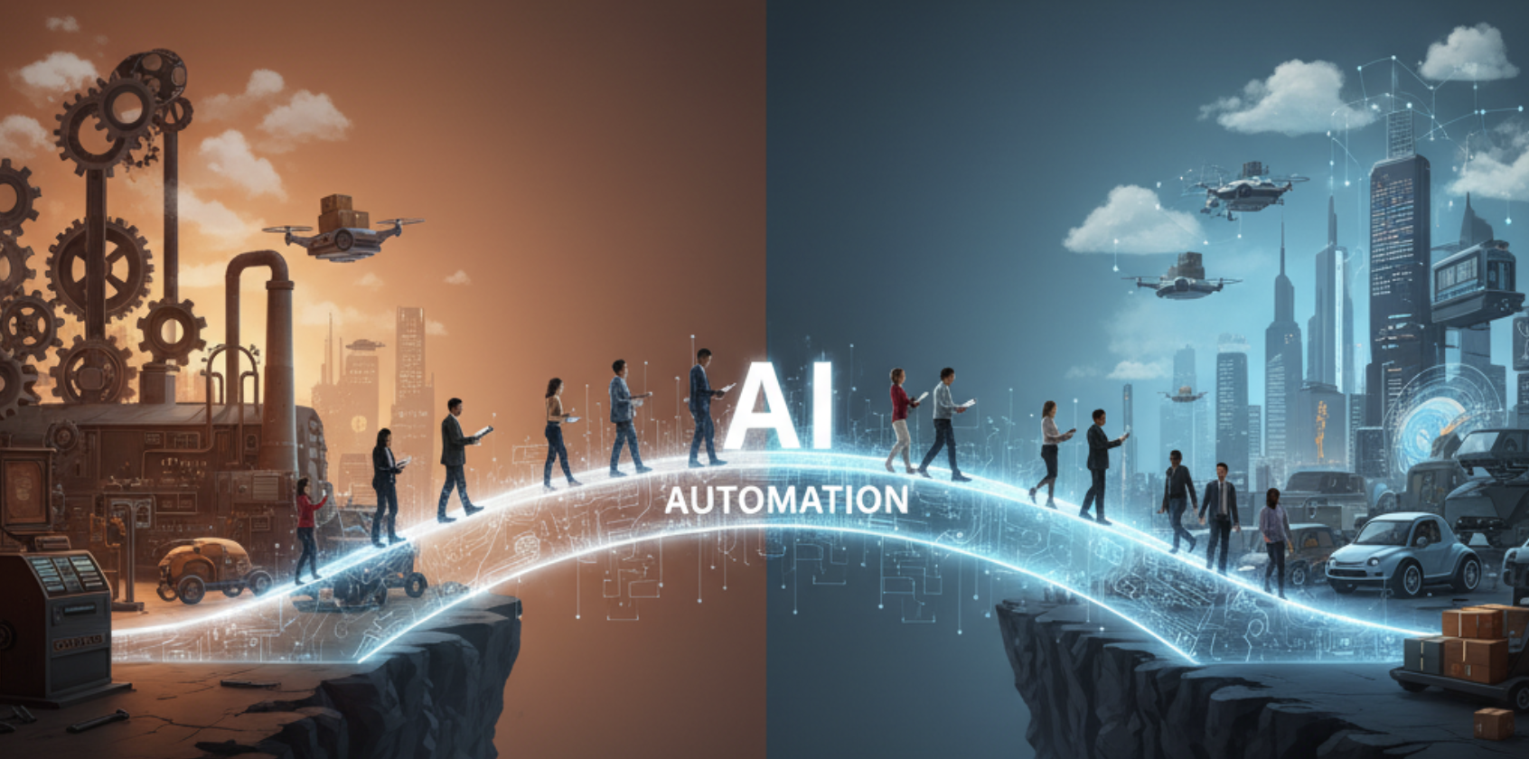 Complete Guide to AI Automation 2025: Bridge to Agents
