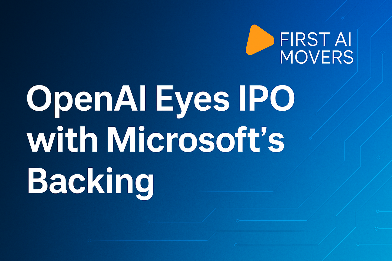 OpenAI Eyes IPO with Microsoft’s Backing